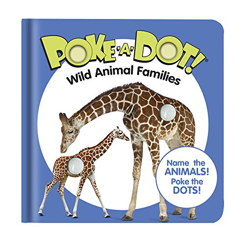 Melissa & Doug 41531 Poke-a-Dot Wildtierfamilien | Aktivitätsbücher | 3+ | Geschenk für Jungen oder Mädchen von Melissa & Doug