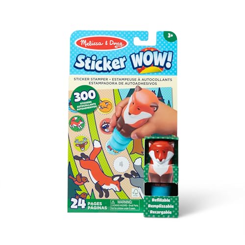 Melissa & Doug Sticker WOW 24-seitiger Aktivitätenblock und Sticker-Stempel, 300 Sticker, Kunst und Handwerk, Sammelfigur – Fuchs Melissa & Doug Sticker WOW 24-seitiger Aktivitätenblock und Sticker-Stempel, 300 Sticker, Kunst und Handwerk, Sammelfigur – Fuchs von Melissa & Doug