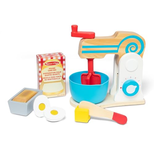 Melissa & Doug Kuchenmixer-Set aus Holz Mit nummeriertem Rad | Rollenspiel Spielzeug | Essen für Kinder spielen | 3+ | Geschenk für Jungen oder Mädchen Melissa & Doug Kuchenmixer-Set aus Holz Mit nummeriertem Rad | Rollenspiel Spielzeug | Essen für Kinder spielen | 3+ | Geschenk für Jungen oder Mädchen von Melissa & Doug