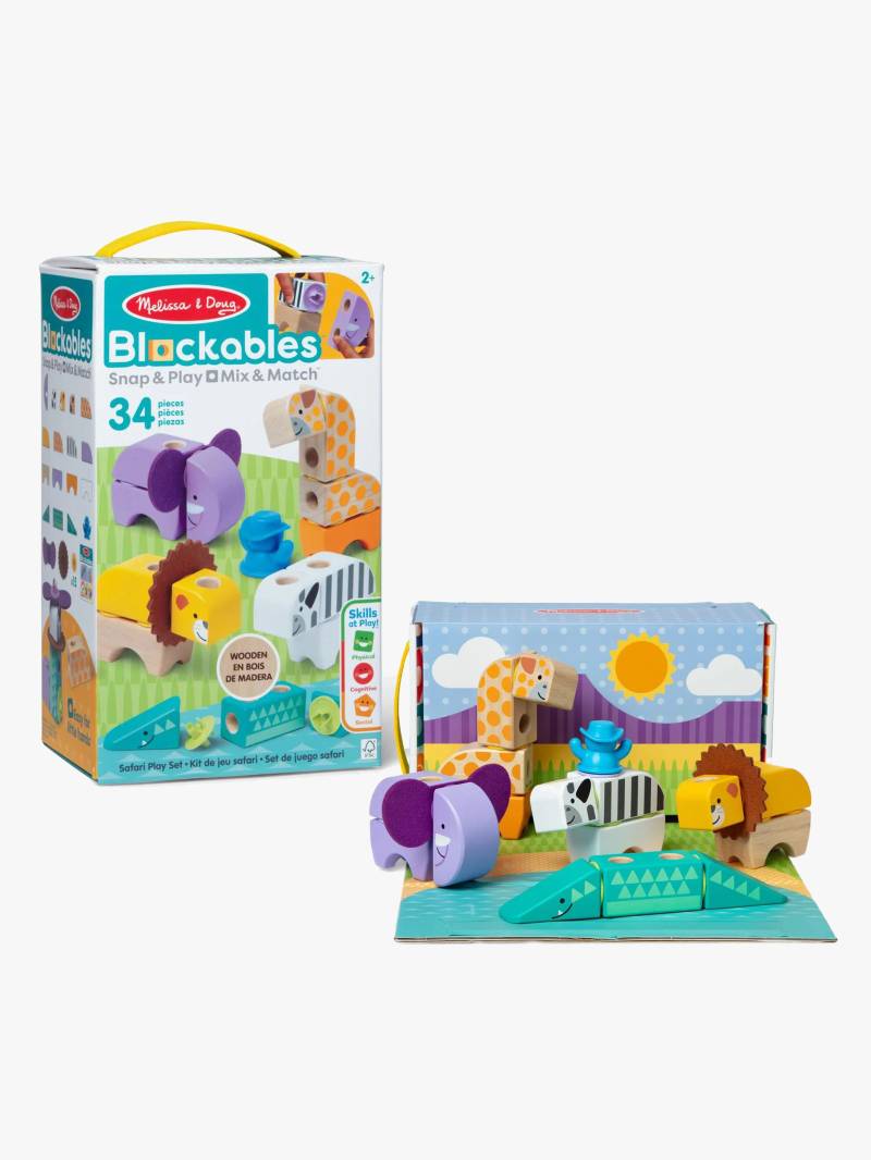 Melissa &  Doug Blockables Bausatz Safari 34 Teile von Melissa & Doug