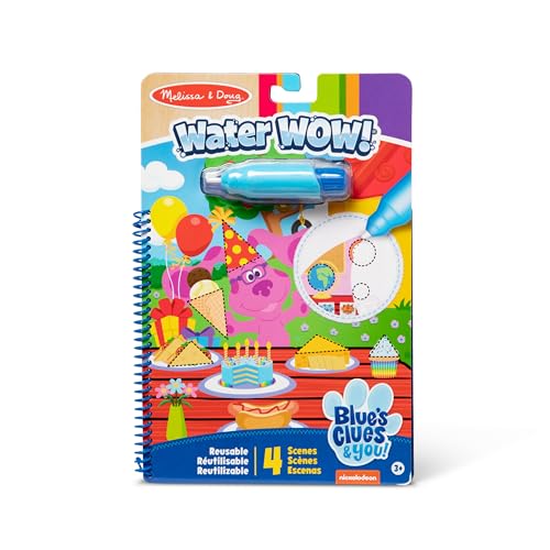 Melissa & Doug |Blue's Clues & You | Water Wow! - Aktivitätenblock mit Formen zum Ausmalen mit Wasser für Reisen Melissa & Doug |Blue's Clues & You | Water Wow! - Aktivitätenblock mit Formen zum Ausmalen mit Wasser für Reisen von Melissa & Doug