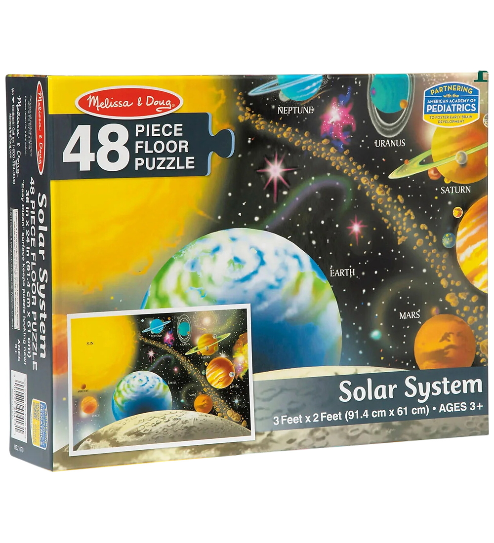 Melissa & Doug Bodenpuzzle - 48 Teile - Sonnensystem - Melissa & Doug - One Size - Puzzlespiele von Melissa & Doug