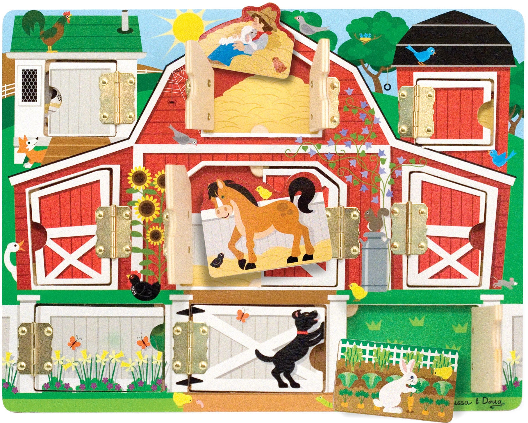 Melissa & Doug Brett mit Verschlüssen Bauernhof Melissa & Doug Brett mit Verschlüssen Bauernhof von Melissa & Doug