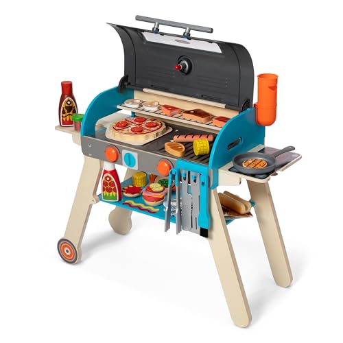 Melissa & Doug Deluxe BBQ-Grill, Räucher- und Pizzaofen Spielzeug-Lebensmittel Spielzeug für Rollenspiele zum Kochen für Kinder Melissa & Doug Deluxe BBQ-Grill, Räucher- und Pizzaofen Spielzeug-Lebensmittel Spielzeug für Rollenspiele zum Kochen für Kinder von Melissa & Doug
