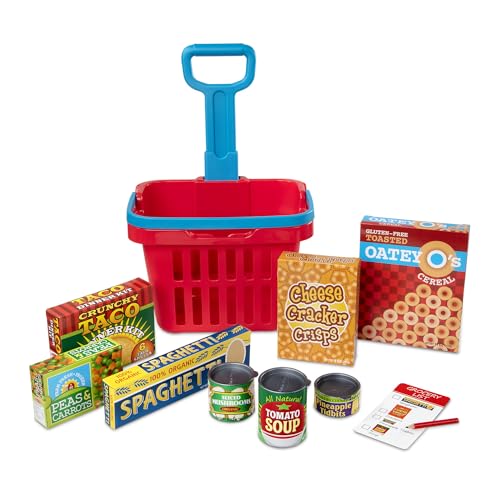 Melissa & Doug Einkaufskorb mit Zubehör Melissa & Doug Einkaufskorb mit Zubehör von Melissa & Doug