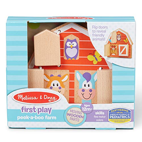 Melissa & Doug | First Play-Peek-a-Boo Bauernhof | Holzspielzeug | 2+ | Geschenk für Jungen oder Mädchen von Melissa & Doug