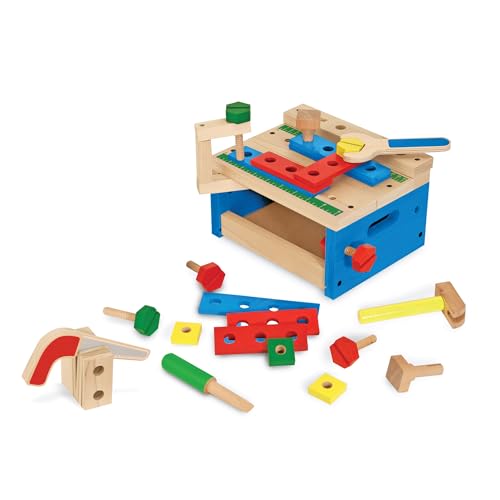 Melissa & Doug Hammer and Saw Tool Bench | Pretend Play | Play Set | 3+ | Gift for Boy or Girl von Melissa & Doug