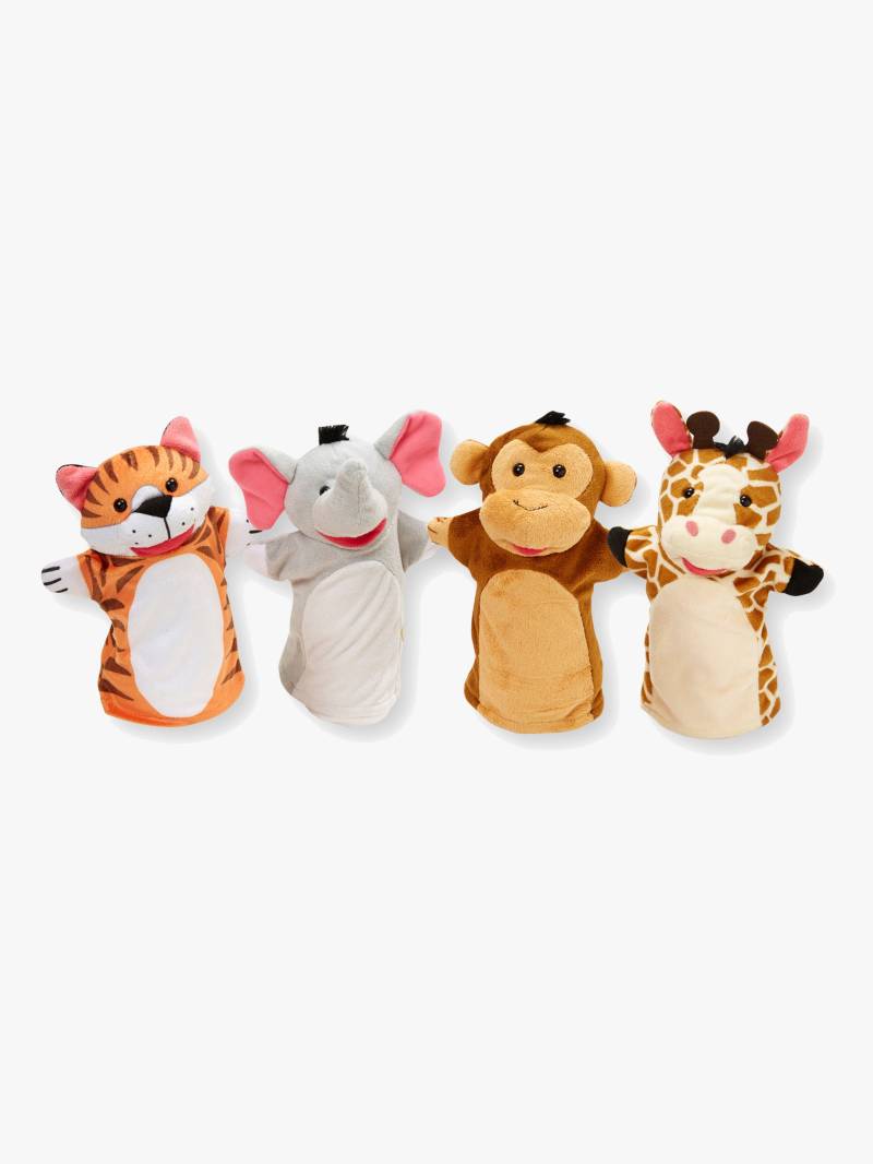 Melissa &  Doug Handpuppen Kuscheltiere Zoo, 4 Stück von Melissa & Doug