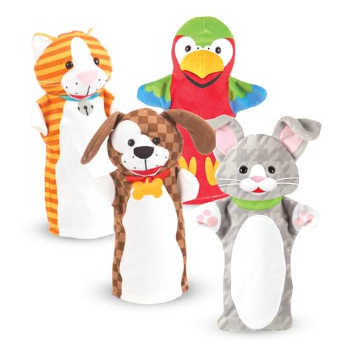 Melissa & Doug Handpuppen - verspielte Haustiere (4er Set) von Melissa & Doug