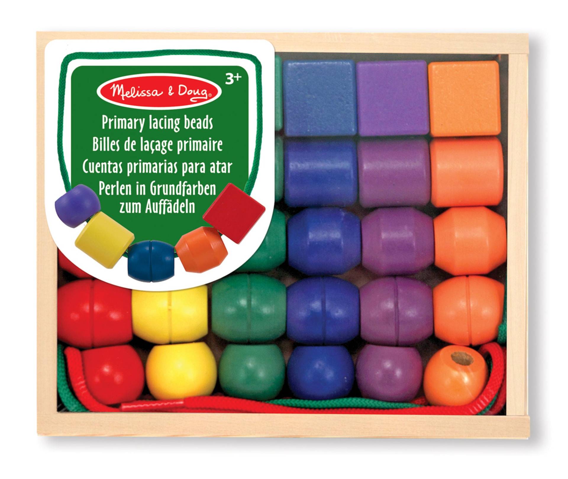 Melissa & Doug Holzklötze auf einer Schnur Melissa & Doug Holzklötze auf einer Schnur von Melissa & Doug
