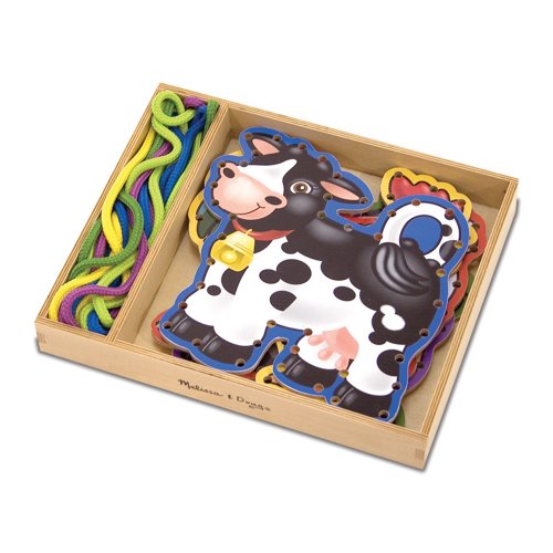 Melissa & Doug Holztafel Bauernhof mit Schnüren zum Einfädeln Melissa & Doug Holztafel Bauernhof mit Schnüren zum Einfädeln von Melissa & Doug