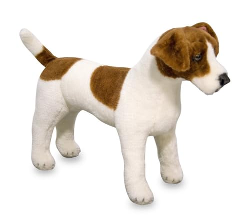 Melissa & Doug Jack Russell Terrier – Plüsch Spielzeug für Kinder | Tier Weiches Spielzeug | Alle Altersgruppen | Geschenk für Jungen oder Mädchen von Melissa & Doug