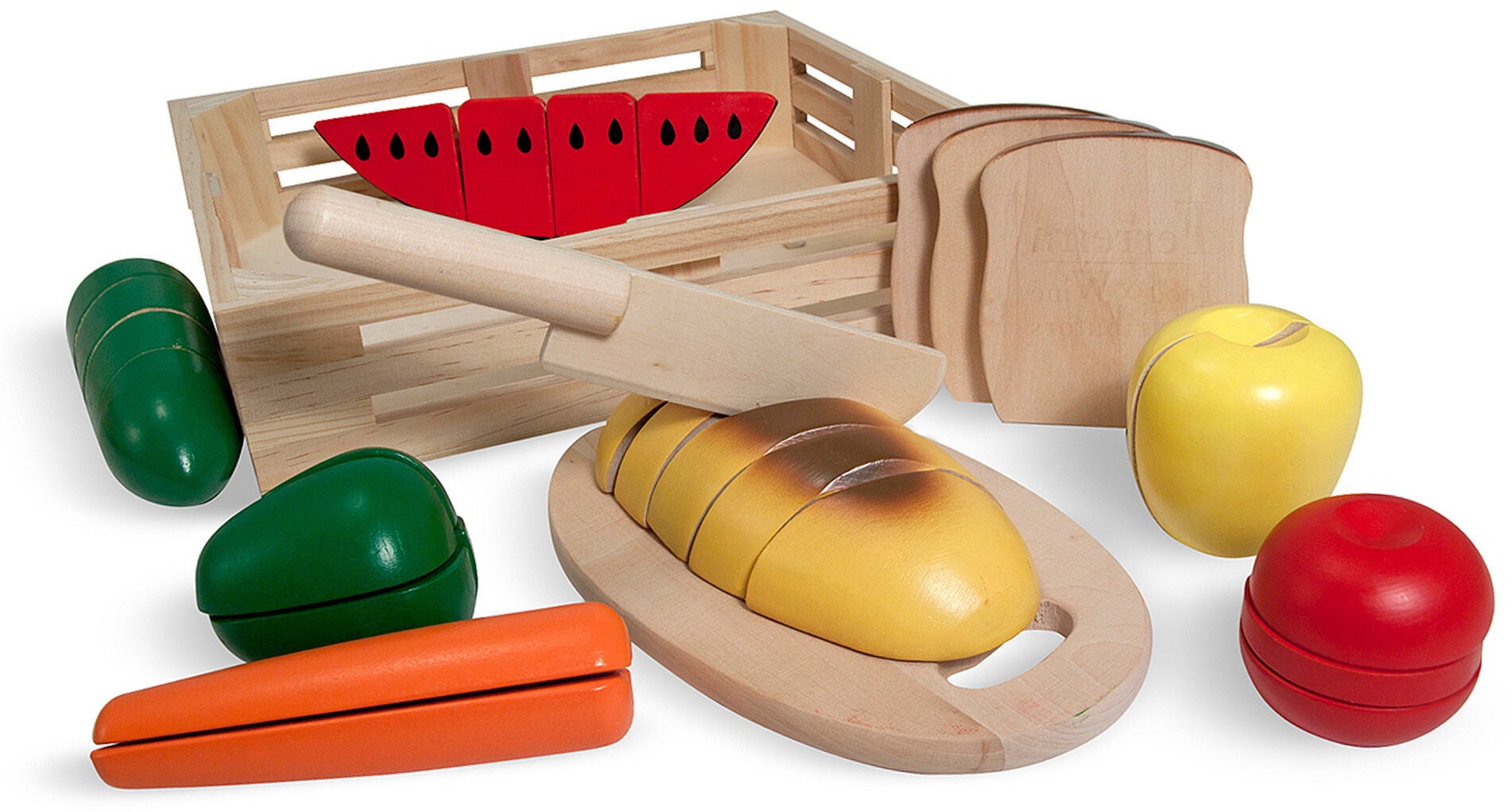 Melissa & Doug Spielzeuglebensmittel mit Messer & Schneidebrett 25 Teile Melissa & Doug Spielzeuglebensmittel mit Messer & Schneidebrett 25 Teile von Melissa & Doug