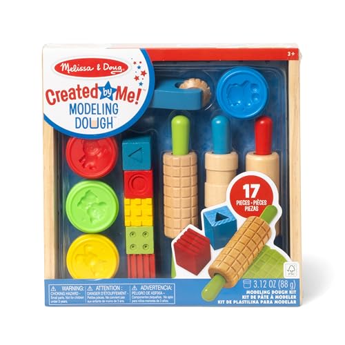 Melissa & Doug Lehm-Spielset zum Formen, Modellieren und Gestalten – 4 Kübel mit Modellierknete und Werkzeuge, 9.6 x 9.6 x 1.6 Melissa & Doug Lehm-Spielset zum Formen, Modellieren und Gestalten – 4 Kübel mit Modellierknete und Werkzeuge, 9.6 x 9.6 x 1.6 von Melissa & Doug