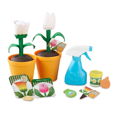 Melissa und Doug | Let's Explore | Blumen und Gartenspielset mit Blumen, die ihre Farbe ändern (16 Teile) von Melissa & Doug