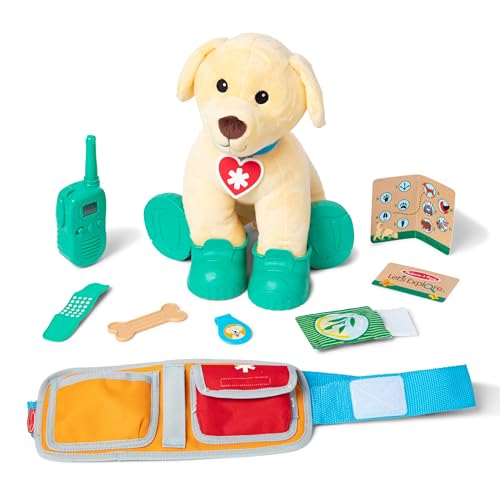 Melissa & Doug Let's Explore Rangerhund-Spielset | Plüschtier | Spielzeug zum Kuscheln | Pretend Play Spielzeug für Kinder | ab 3 Jahren | Geschenk für Jungen oder Mädchen von Melissa & Doug