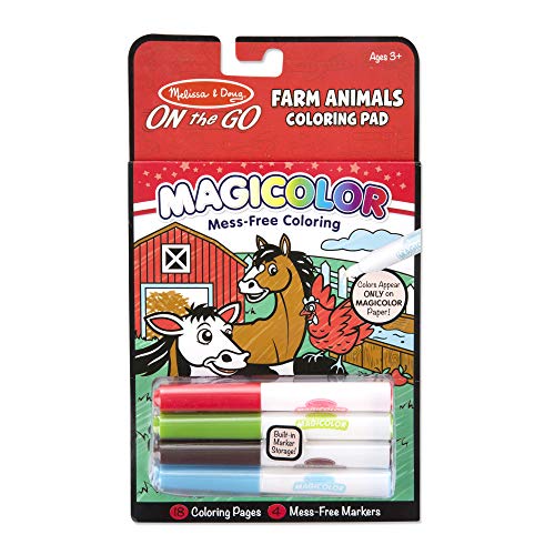 Melissa & Doug Magicolor Colouring Pad english - Farm Animals von Melissa & Doug