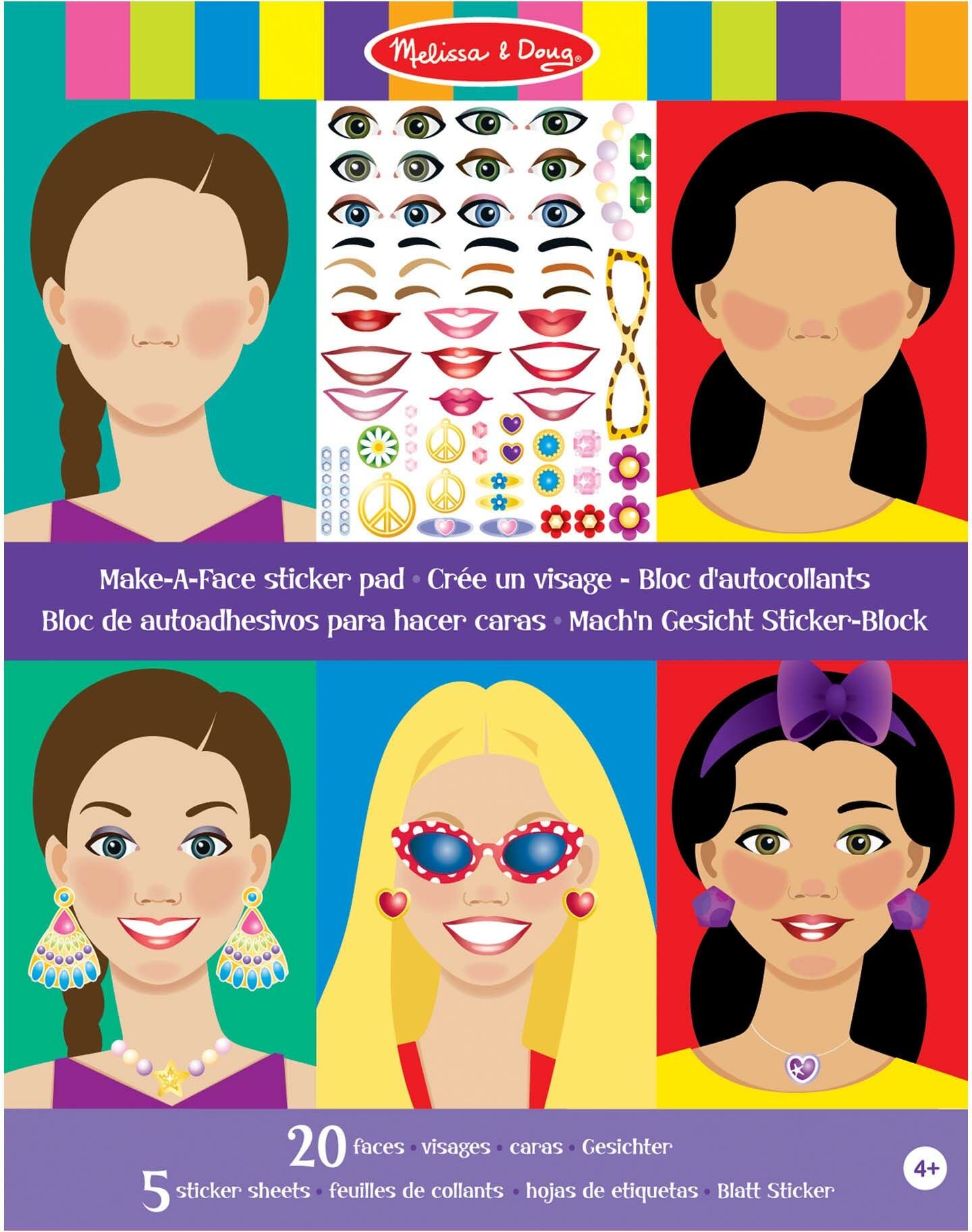Melissa & Doug Make-a-Face Stickerbuch Melissa & Doug Make-a-Face Stickerbuch von Melissa & Doug