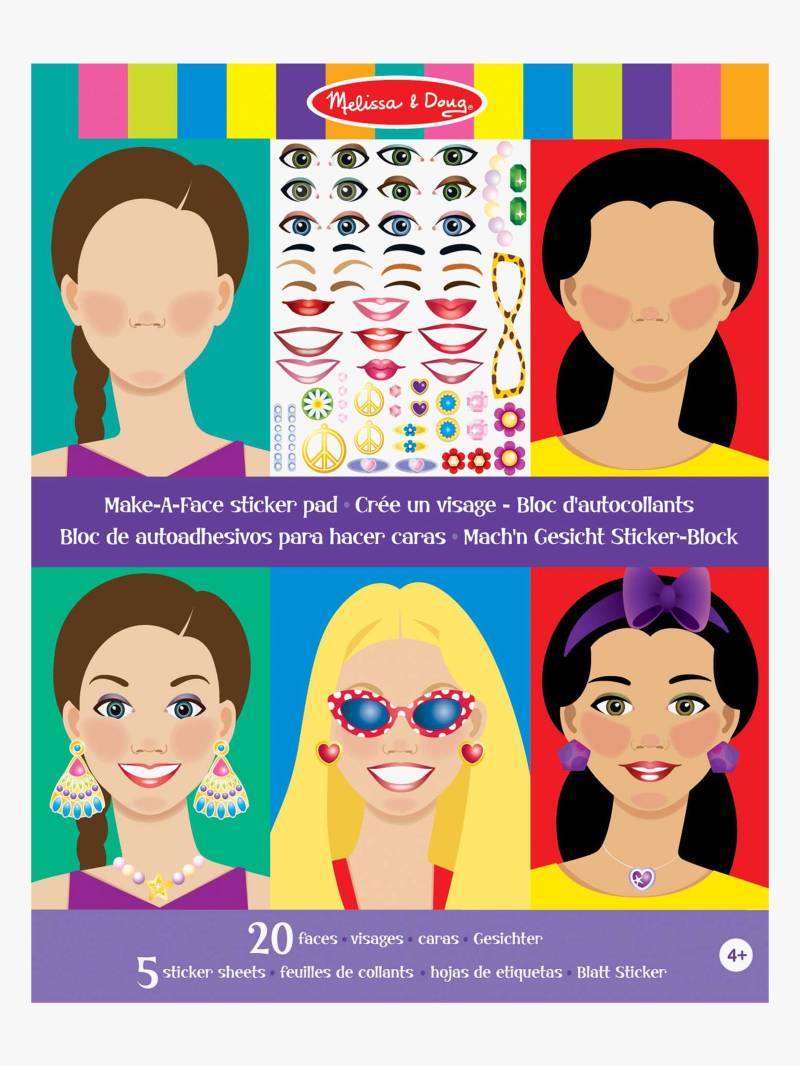 Melissa &  Doug Make-a-Face Stickerbuch von Melissa & Doug