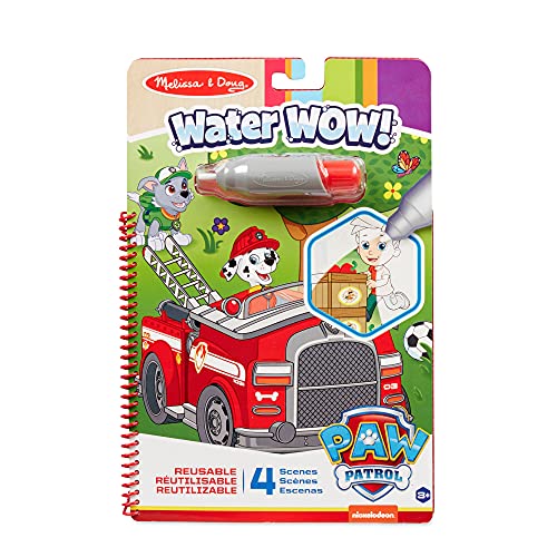 Melissa & Doug | PAW Patrol | Water Wow! |Marshall Aktivitätenblock zum Ausmalen mit Wasser für Reisen von Melissa & Doug