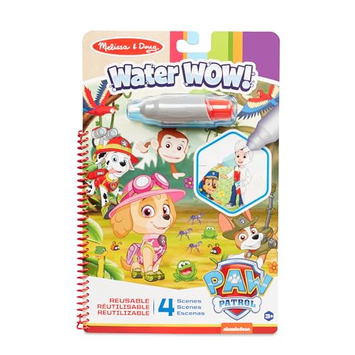 Melissa & Doug | PAW Patrol |Water Wow! | Skye Aktivitätenblock zum Ausmalen mit Wasser für Reisen von Melissa & Doug