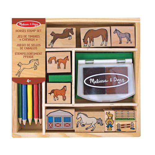 Melissa & Doug Pferdestempelset | Kunsthandwerk | Stempelsets und -schablonen | 4+ | Geschenk für Jungen oder Mädchen Melissa & Doug Pferdestempelset | Kunsthandwerk | Stempelsets und -schablonen | 4+ | Geschenk für Jungen oder Mädchen von Melissa & Doug