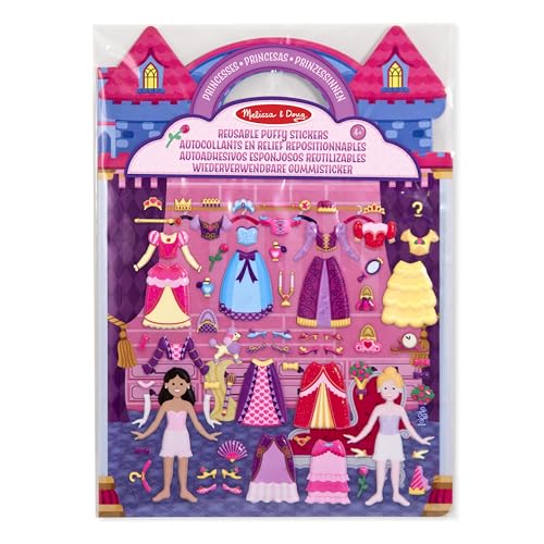 Melissa & Doug Puffy Aufkleberspielset, Prinzessin von Melissa & Doug