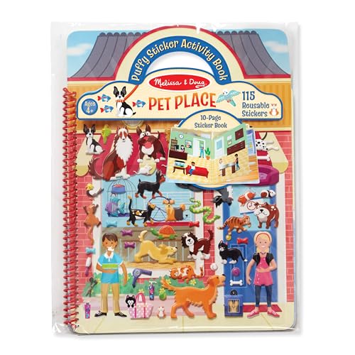 Melissa & Doug Puffy Sticker Activity Book - Pets Place von Melissa & Doug