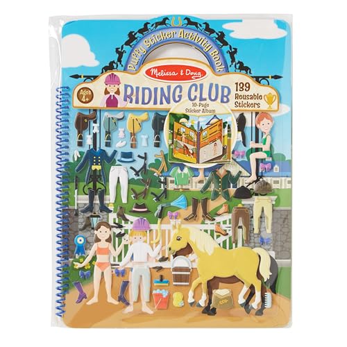 Melissa & Doug Puffy Sticker Activity Book - Riding Club von Melissa & Doug
