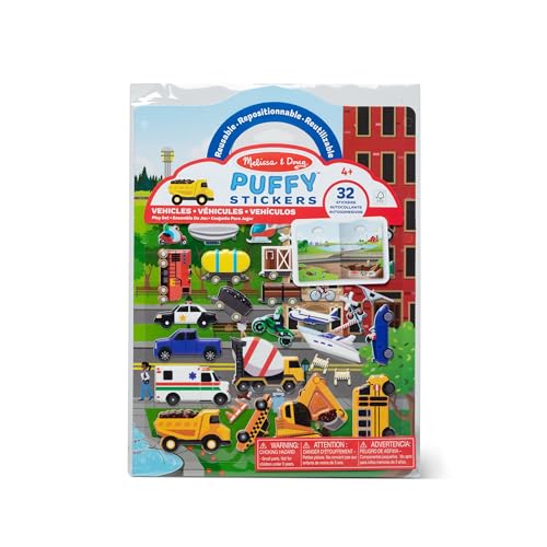 Melissa & Doug Reusable Puffy Stickers-Vehicles, Activity Books, Boy or Girl age 4 Melissa & Doug Reusable Puffy Stickers-Vehicles, Activity Books, Boy or Girl age 4 von Melissa & Doug