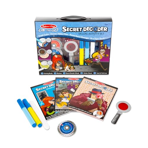 Melissa & Doug Rollenspiel Detektiv Set Geheimnisse aufdecken | Kinder Spionage Kit Reiseaktivität | Kinderreisespiel Aktivitätenbuch für unterwegs im Auto & Flugzeug | Geschenk Jungen & Mädchen 7-9 von Melissa & Doug