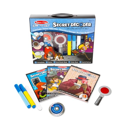 Melissa & Doug Rollenspiel Detektiv Set Geheimnisse aufdecken | Kinder Spionage Kit Reiseaktivität | Kinderreisespiel Aktivitätenbuch für unterwegs im Auto & Flugzeug | Geschenk Jungen & Mädchen 7-9 Melissa & Doug Rollenspiel Detektiv Set Geheimnisse aufdecken | Kinder Spionage Kit Reiseaktivität | Kinderreisespiel Aktivitätenbuch für unterwegs im Auto & Flugzeug | Geschenk Jungen & Mädchen 7-9 von Melissa & Doug