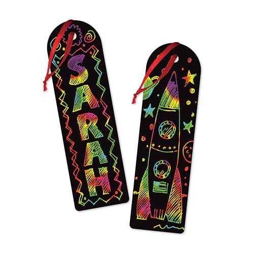 Melissa & Doug 10474 Scratch Art Buchzeichen-Party-Pack, Aktivitätsset, 4+ years von Melissa & Doug