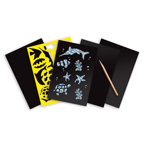 Melissa & Doug Scratch Art Sheets - Sea Life| Arts & Crafts | Scratch Art | 4+ | Gift for Boy or Girl von Melissa & Doug