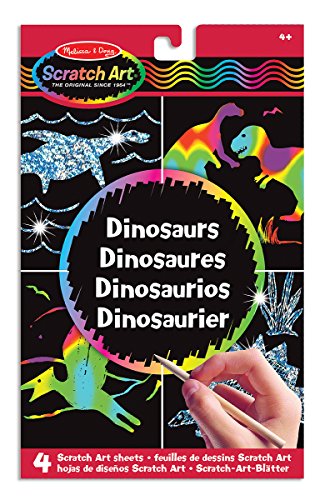 Melissa & Doug Scratch Magic Draw & Learn Dinosaur | Arts & Crafts | Scratch Art | 4+ | Gift for Boy or Girl von Melissa & Doug