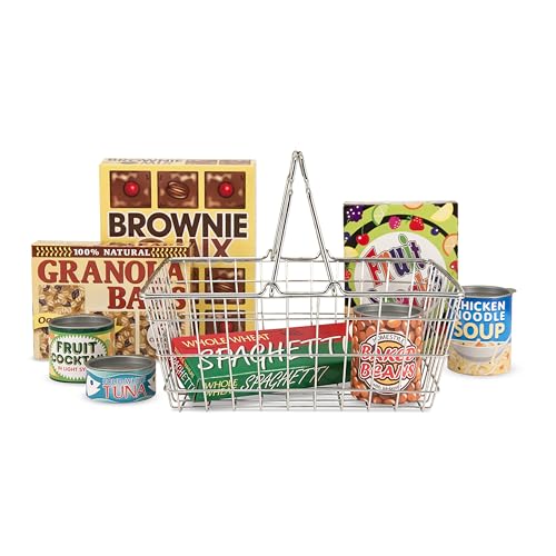 Melissa & Doug Shopping Basket | Pretend Play | Play Food | 3+ | Gift for Boy or Girl von Melissa & Doug