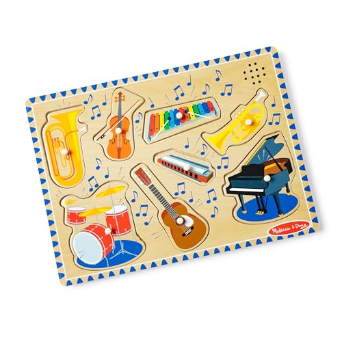Melissa & Doug Soundpuzzle aus Holz - Musikinstrumente von Melissa & Doug