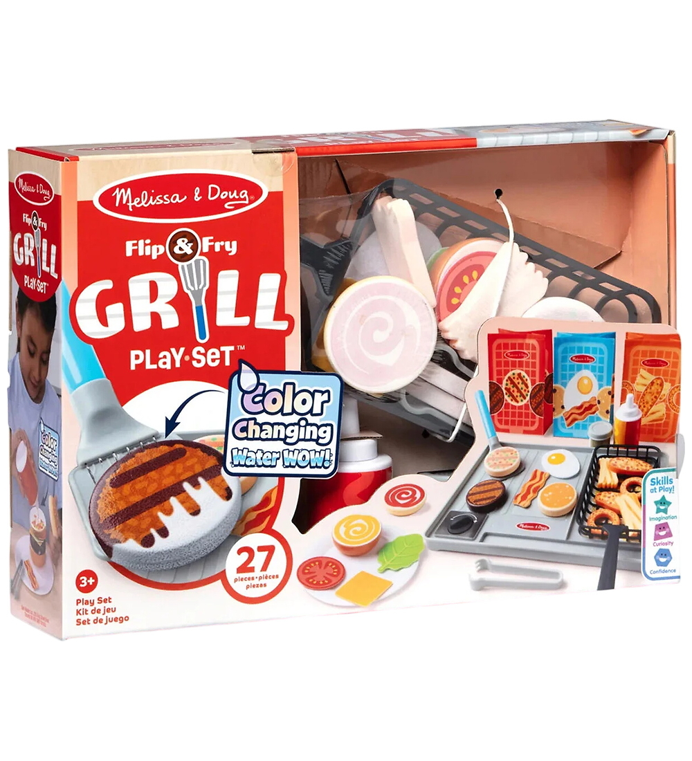 Melissa & Doug Spiellebensmittel - 27 Teile - Flip & Fry Grill - Melissa & Doug - One Size - Spiellebensmittel Melissa & Doug Spiellebensmittel - 27 Teile - Flip & Fry Grill - Melissa & Doug - One Size - Spiellebensmittel von Melissa & Doug