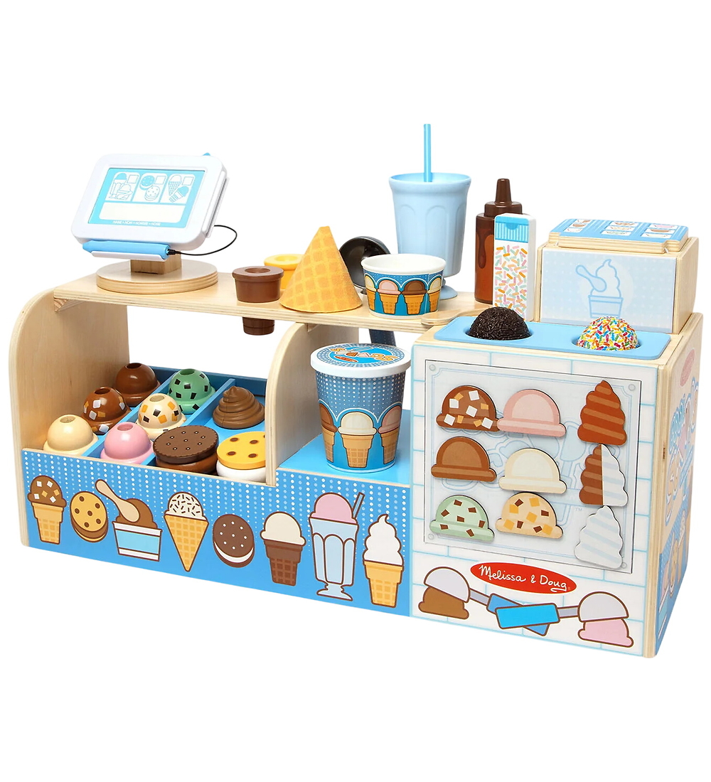 Melissa & Doug Spielset - Eisdiele - Holz - Melissa & Doug - One Size - Spiellebensmittel Melissa & Doug Spielset - Eisdiele - Holz - Melissa & Doug - One Size - Spiellebensmittel von Melissa & Doug