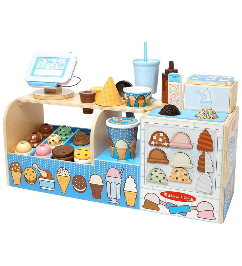 Melissa & Doug Spielset - Eisdiele - Holz - Melissa & Doug - One Size - Spiellebensmittel Melissa & Doug Spielset - Eisdiele - Holz - Melissa & Doug - One Size - Spiellebensmittel von Melissa & Doug