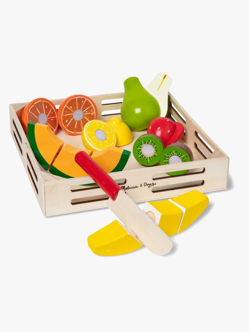 Melissa &  Doug Spielset Obst in einer Box mit Messer von Melissa & Doug