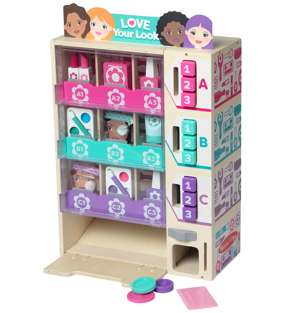 Melissa & Doug Spielzeug - Holz - Beauty Kiosk - 24 Teile - Melissa & Doug - One Size - Spielzeug von Melissa & Doug