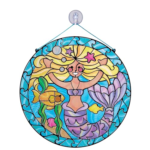 Melissa & Doug Stained Glass Made Easy - Mermaid by Melissa & Doug von Melissa & Doug