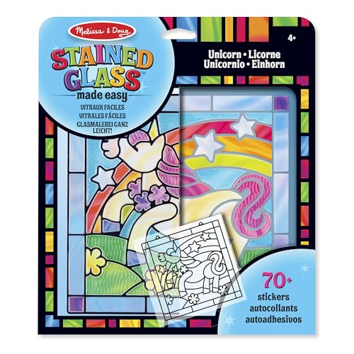 Melissa & Doug | Stained Glass - Unicorn | Arts & Crafts | Developmental Toy | 3+ | Gift for Boy or Girl Melissa & Doug | Stained Glass - Unicorn | Arts & Crafts | Developmental Toy | 3+ | Gift for Boy or Girl von Melissa & Doug