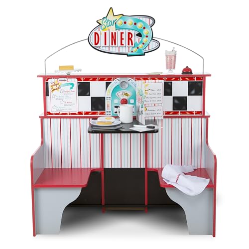 Melissa & Doug Star Diner | Pretend Play Toy | Large Playset | 3+ | Gift for Boy or Girl von Melissa & Doug