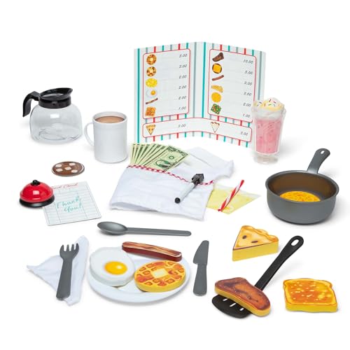 Melissa & Doug Star Diner Restaurant Play Set | Pretend Play | Play Set | 3+ | Gift for Boy or Girl von Melissa & Doug