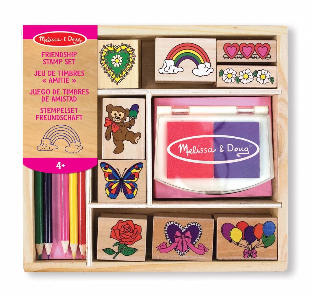 Melissa &  Doug Stempel-Set Freundschaft von Melissa & Doug