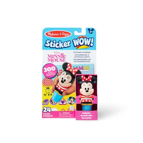 Melissa & Doug Sticker WOW 24-seitiger Aktivitätspad und Stickerstempel, 300 Aufkleber, Kunst und Handwerk Fidget Toy Sammelfigur - Disney Minnie Maus Melissa & Doug Sticker WOW 24-seitiger Aktivitätspad und Stickerstempel, 300 Aufkleber, Kunst und Handwerk Fidget Toy Sammelfigur - Disney Minnie Maus von Melissa & Doug