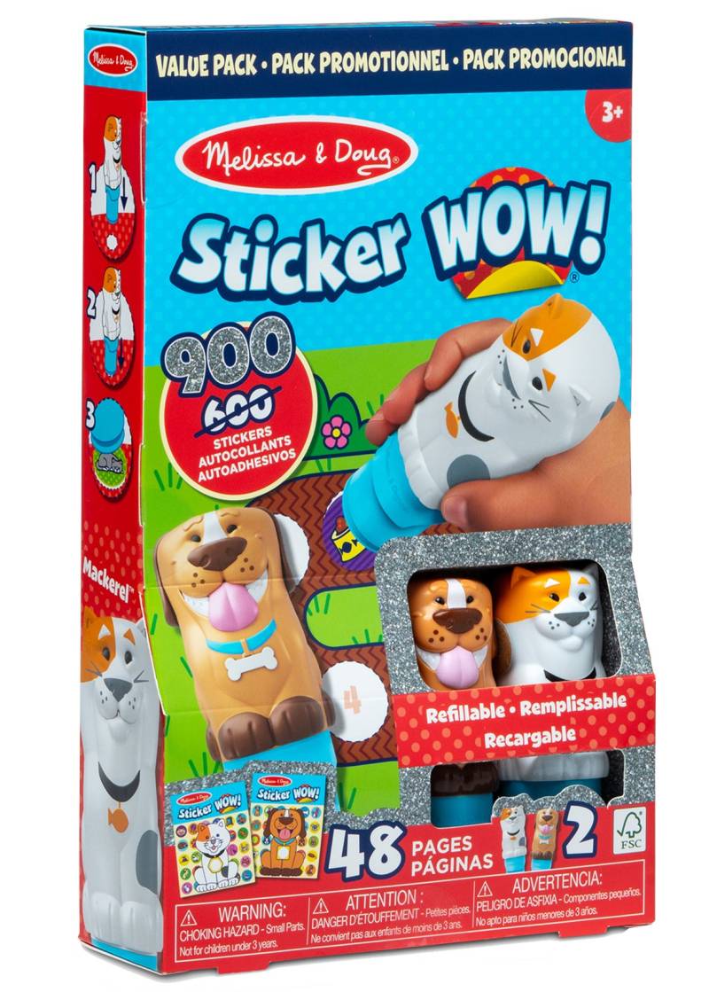 Melissa &  Doug Sticker WOW! Aktivitätsbuch &  Stickerset Tiere von Melissa & Doug