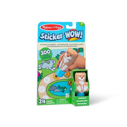 Melissa & Doug Sticker Wow 24-seitiger Aktivitätenblock und Aufkleberstempel, 300 Aufkleber, Deko-, Bastel- und Beschäftigungsspielzeug zum Sammeln – Hase Melissa & Doug Sticker Wow 24-seitiger Aktivitätenblock und Aufkleberstempel, 300 Aufkleber, Deko-, Bastel- und Beschäftigungsspielzeug zum Sammeln – Hase von Melissa & Doug
